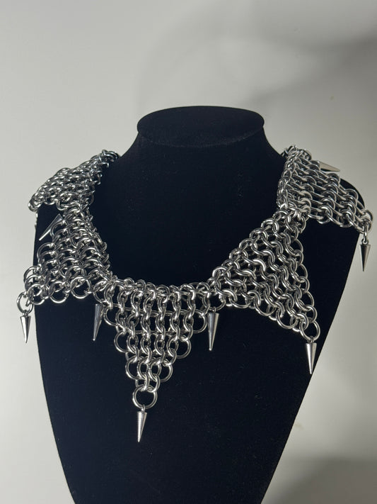 Spiked jester collar
