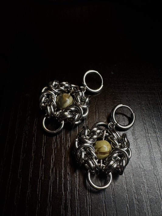 Leaf Jasper earrings