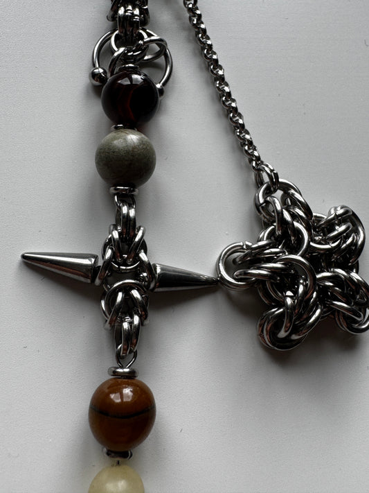Star crystal bag charm