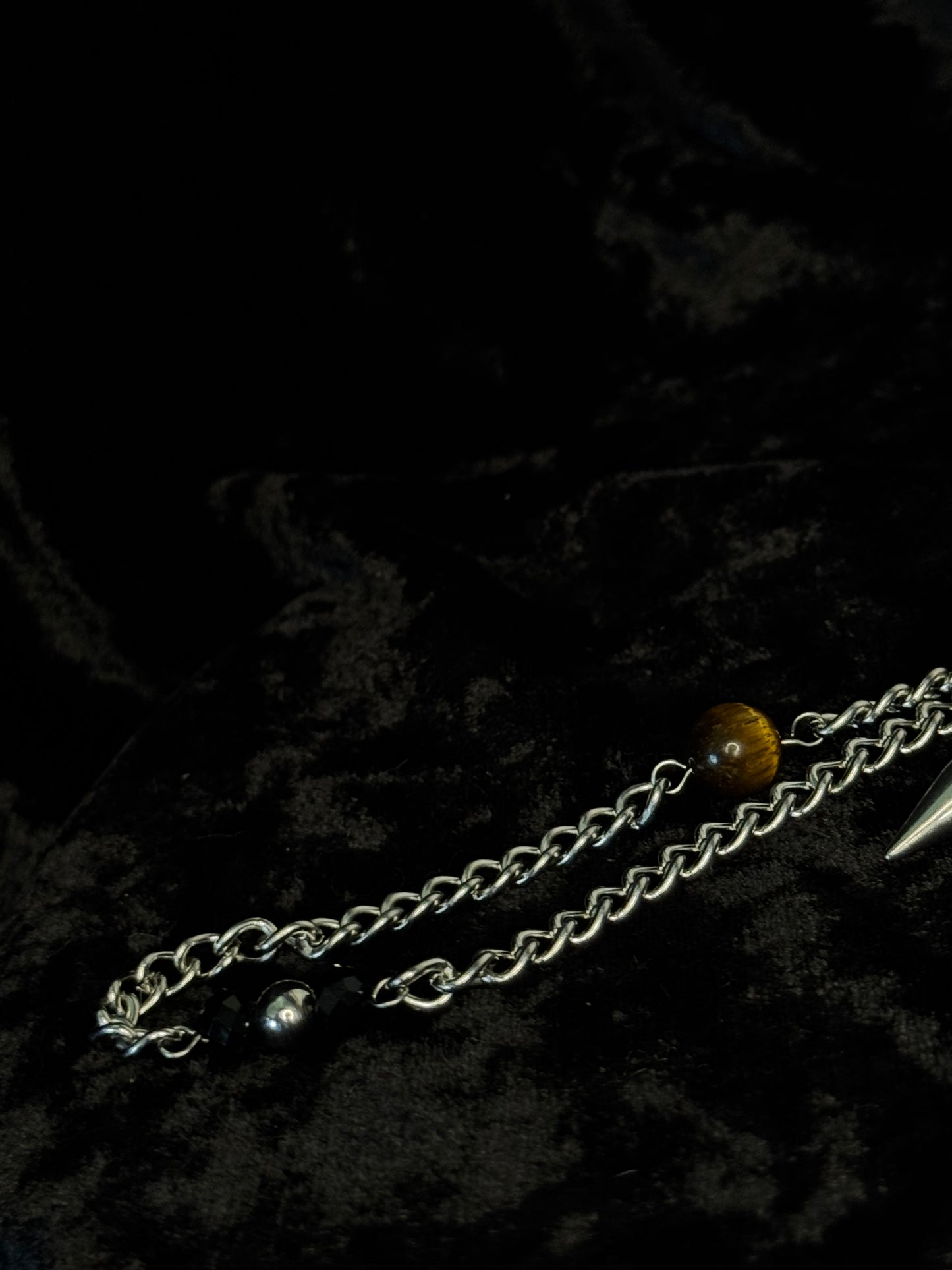 Tigers eye crystal keychain