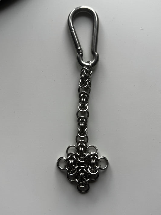 Shield style carabiner charm