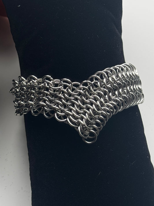 V armour cuff bracelet