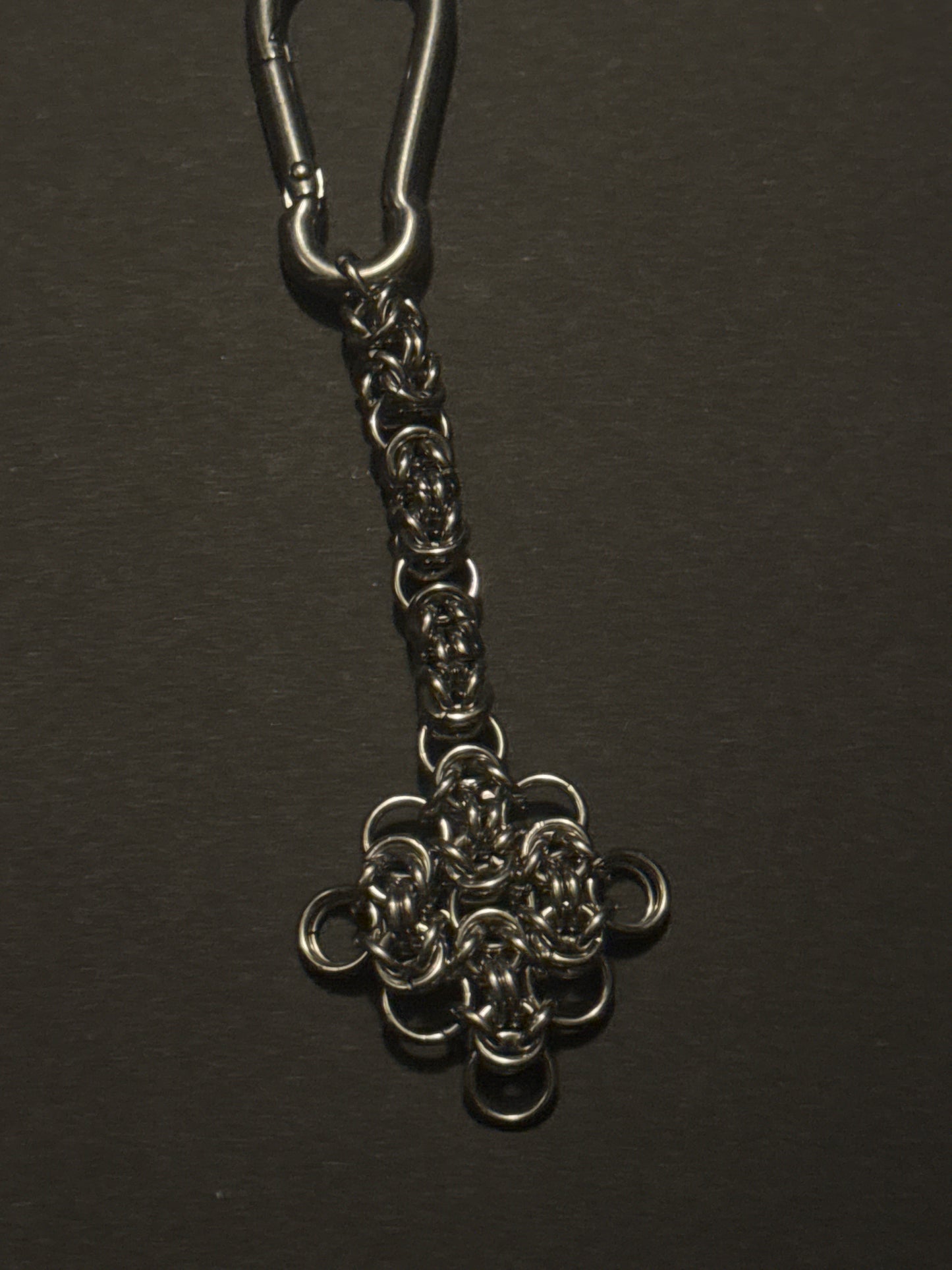 Shield style carabiner charm