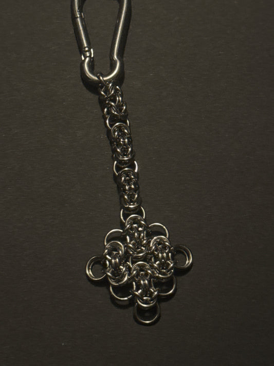 Shield style carabiner charm