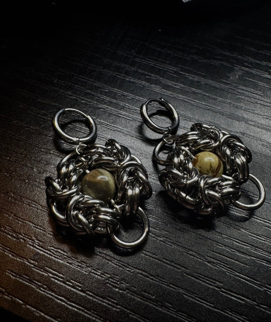 Leaf Jasper earrings