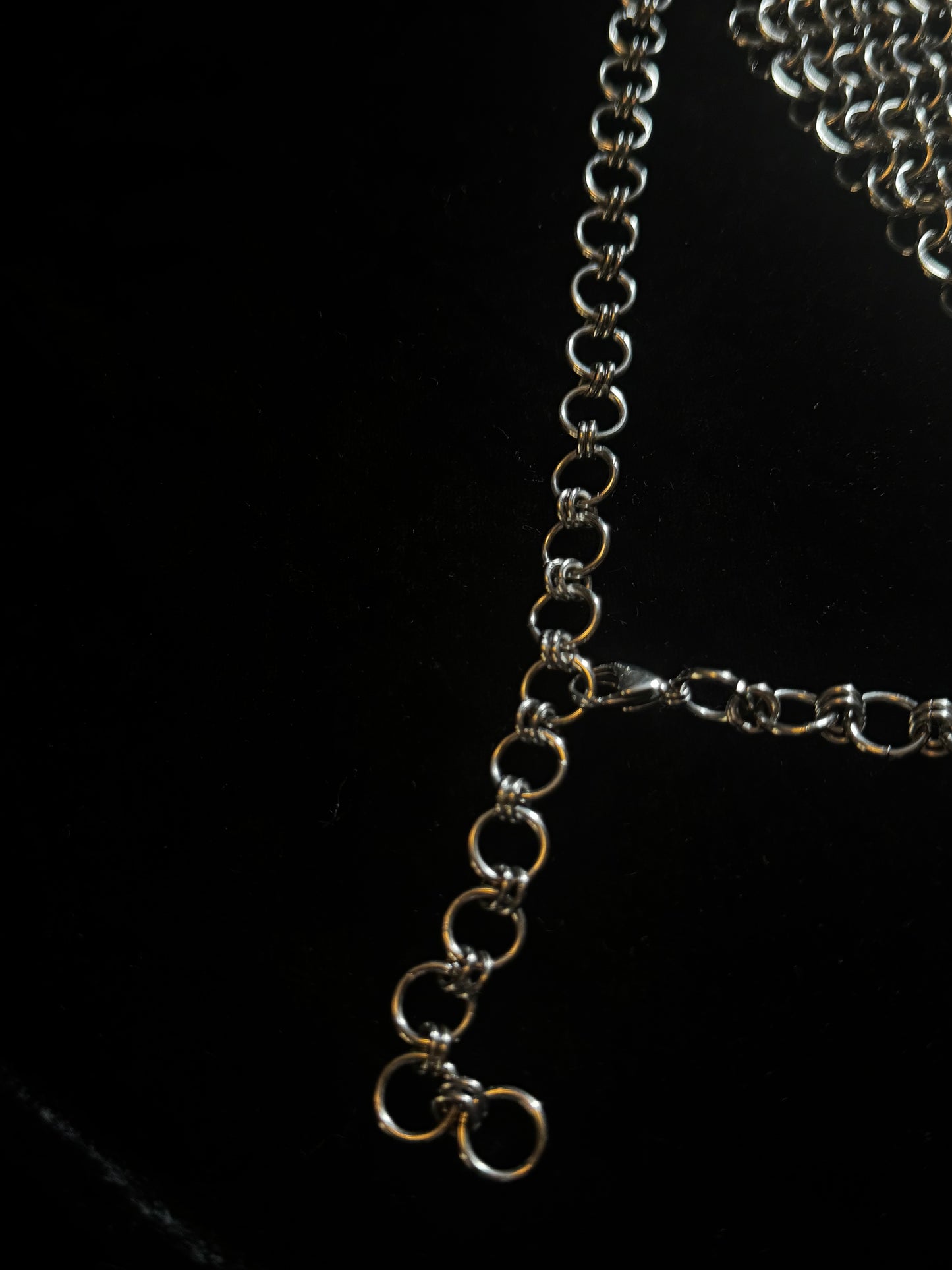 Adjustable Chainmail halter top