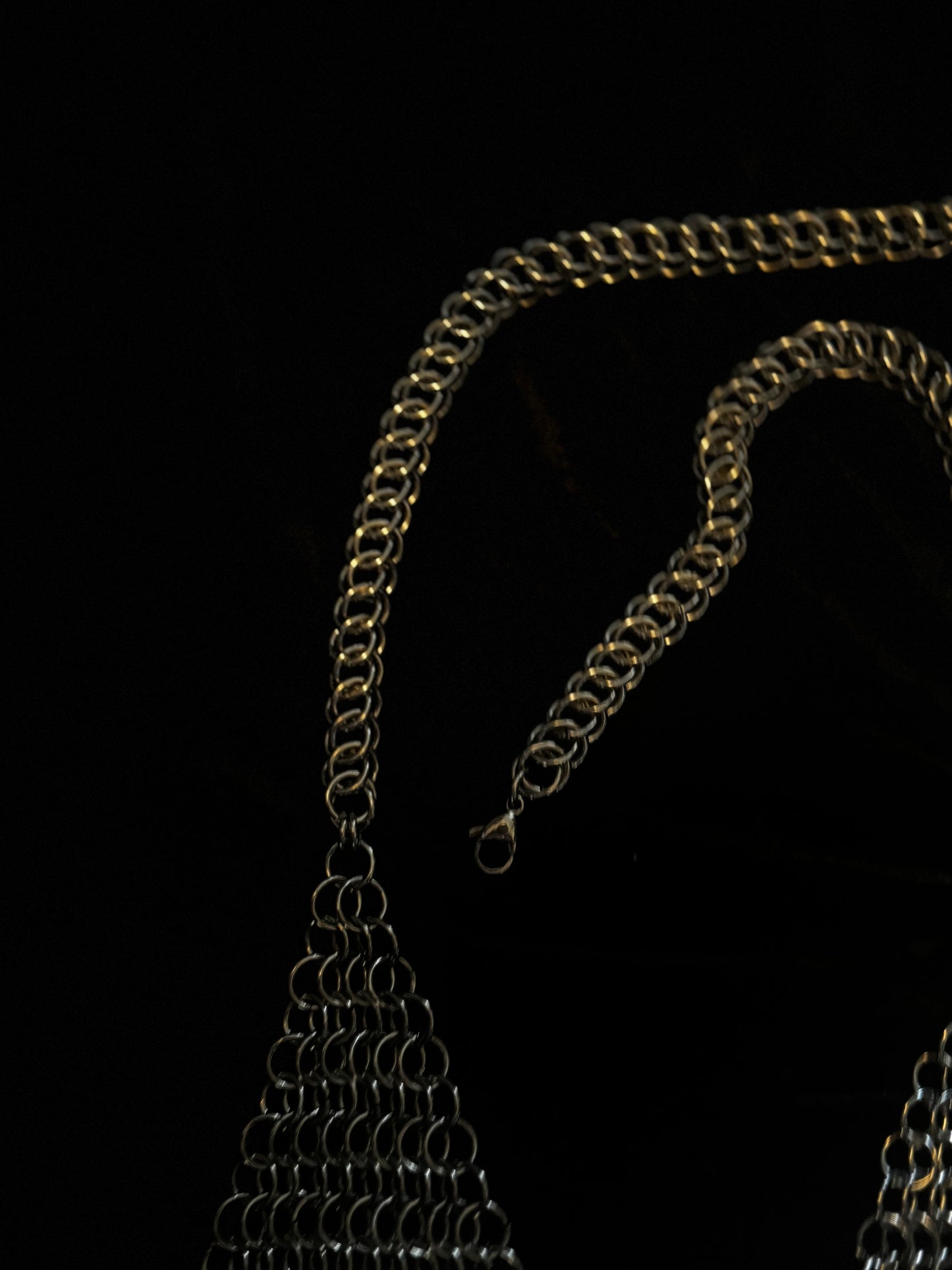 Adjustable Chainmail halter top