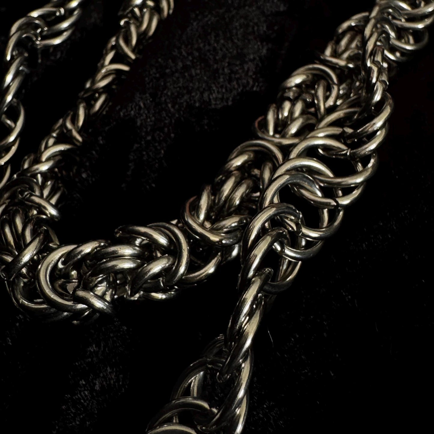 Layered Chainmail Statement Necklace