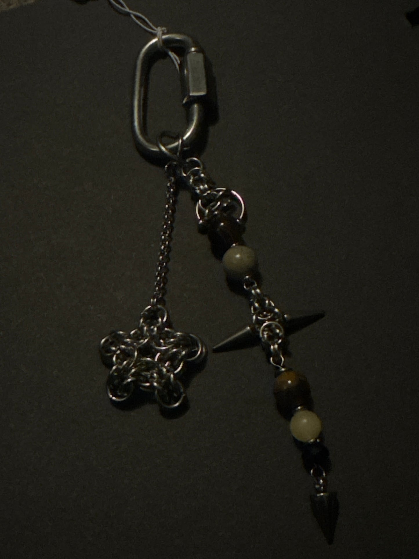 Star crystal bag charm