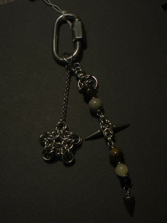 Star crystal bag charm