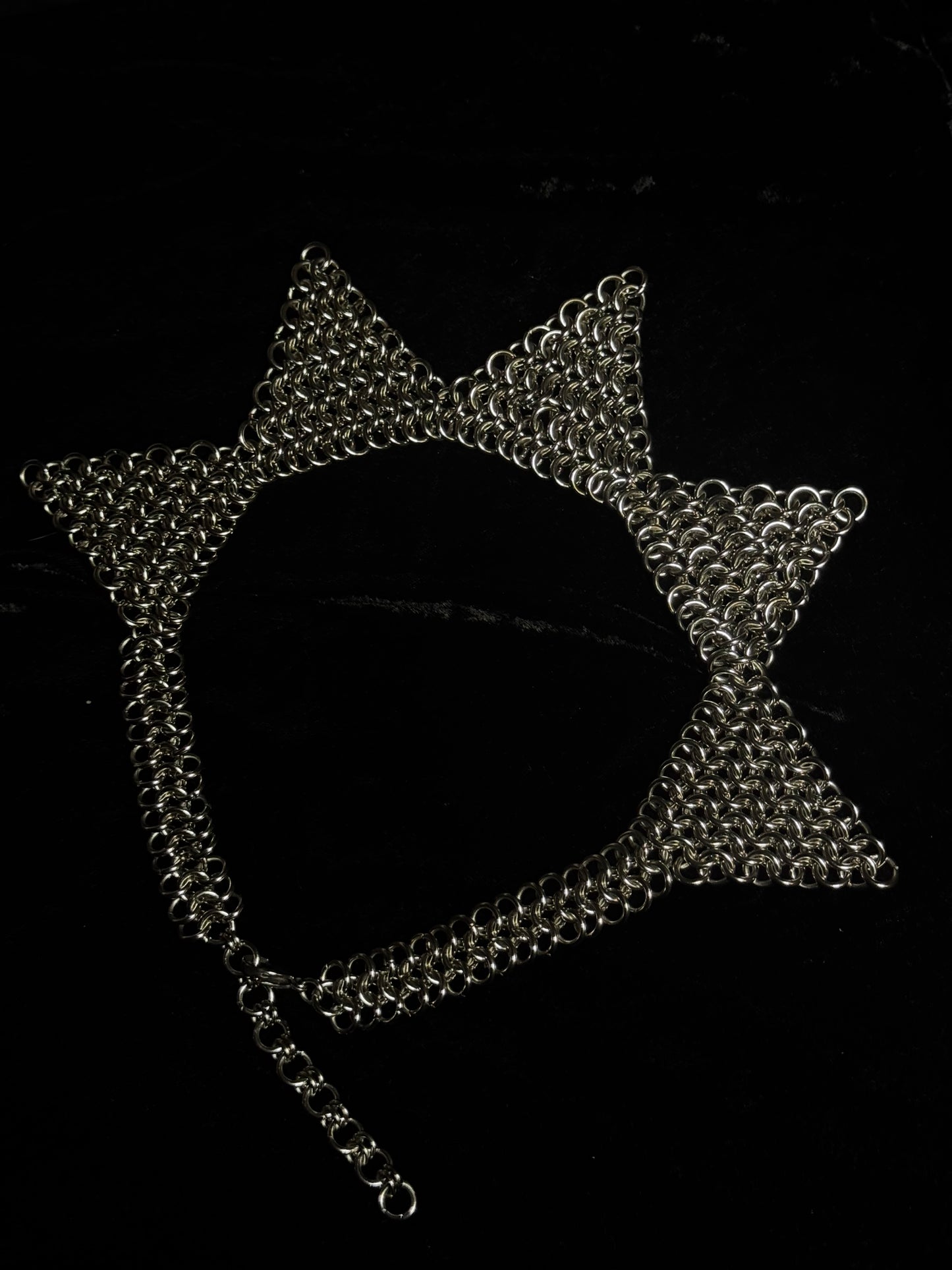 FFWL Chainmail jester collar necklace