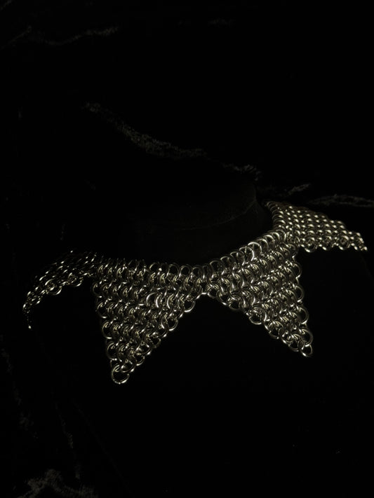 FFWL Chainmail jester collar necklace