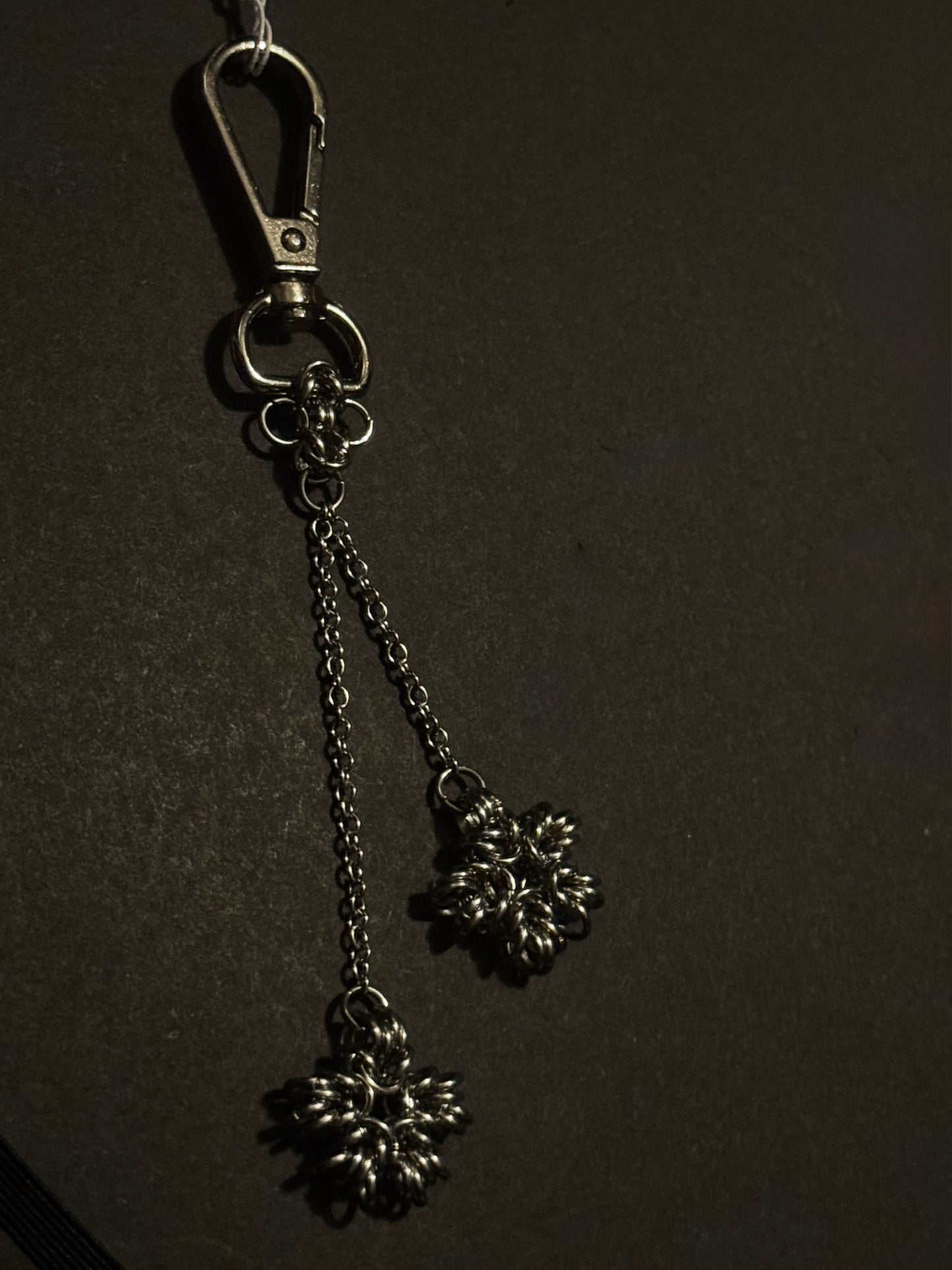Flower bag charm
