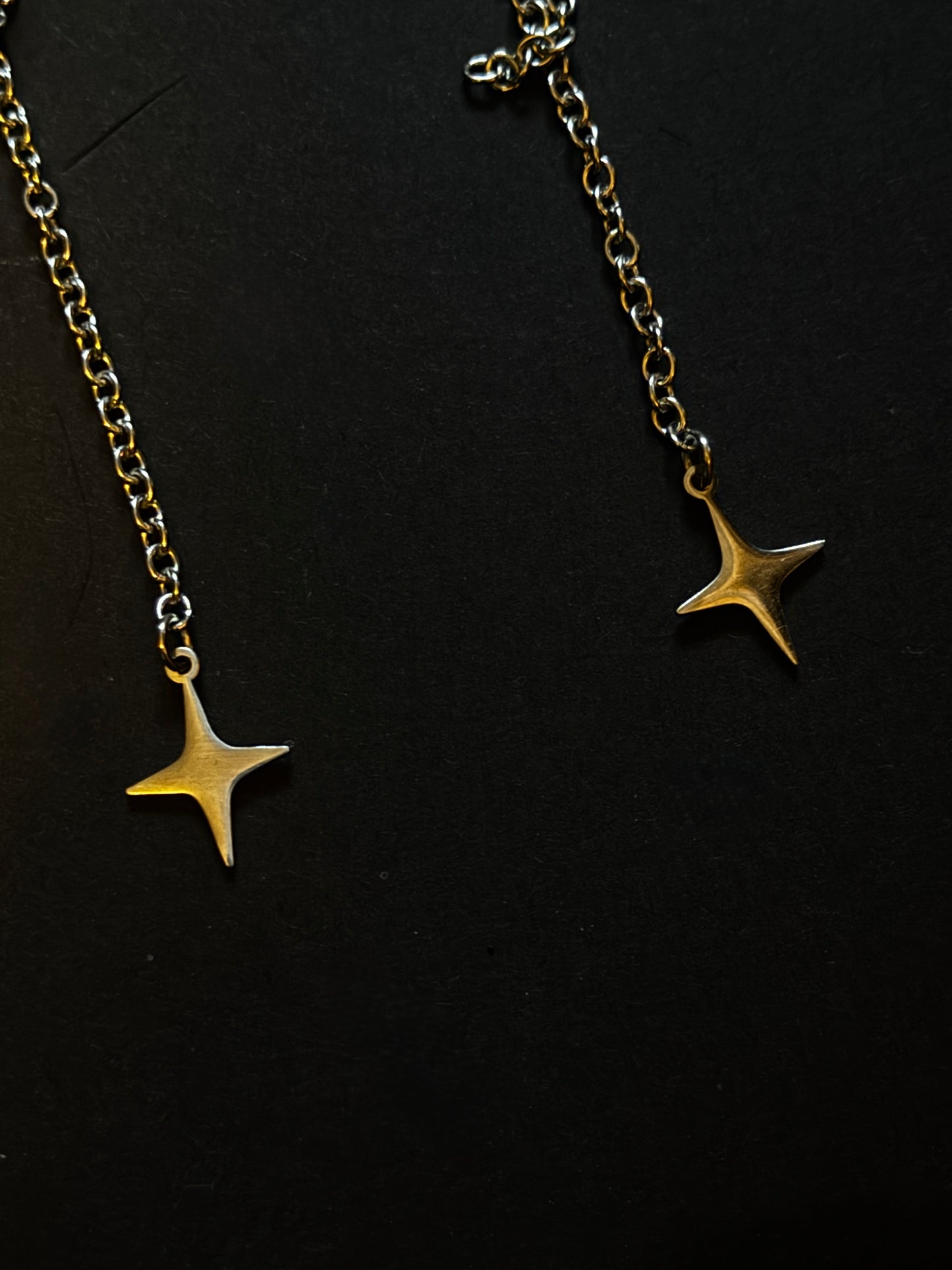 Dangle diamond earrings