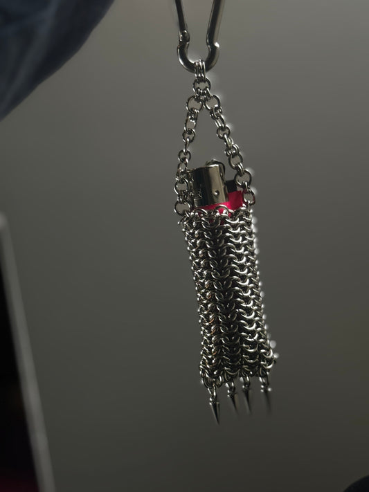 Chainmail lighter case.