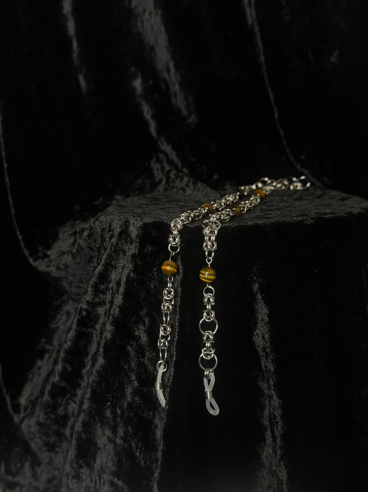Tigers Eye glasses chain