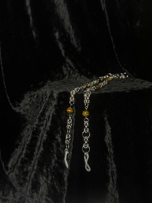 Tigers Eye glasses chain