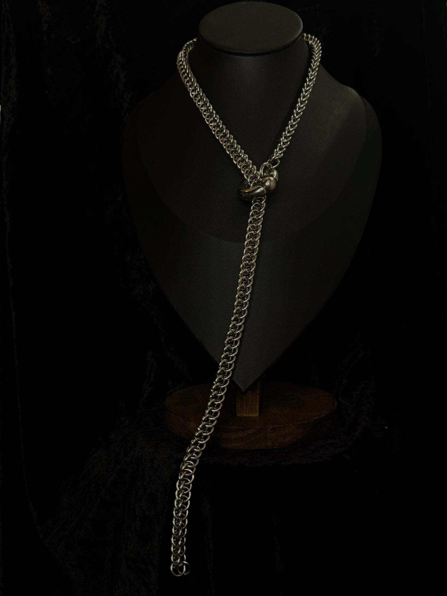 BCR lariat choker necklace