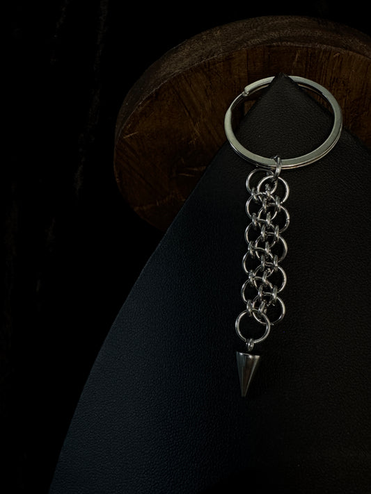 Spiked keychain