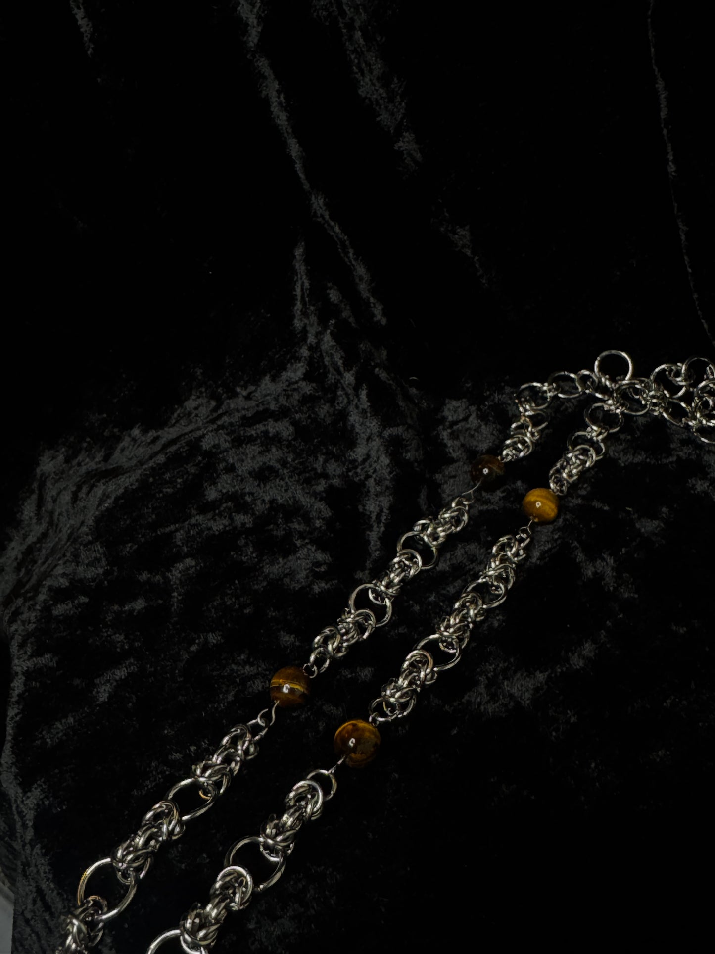 Tigers Eye glasses chain