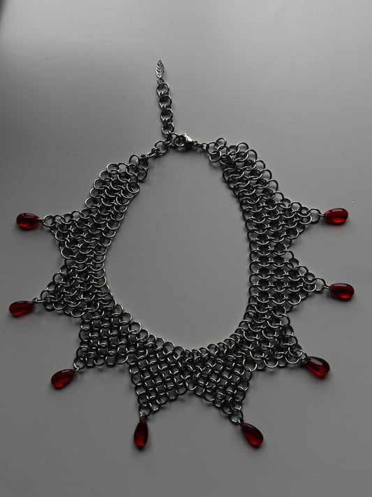 Dark Brotherhood Skyrim inspired jester collar