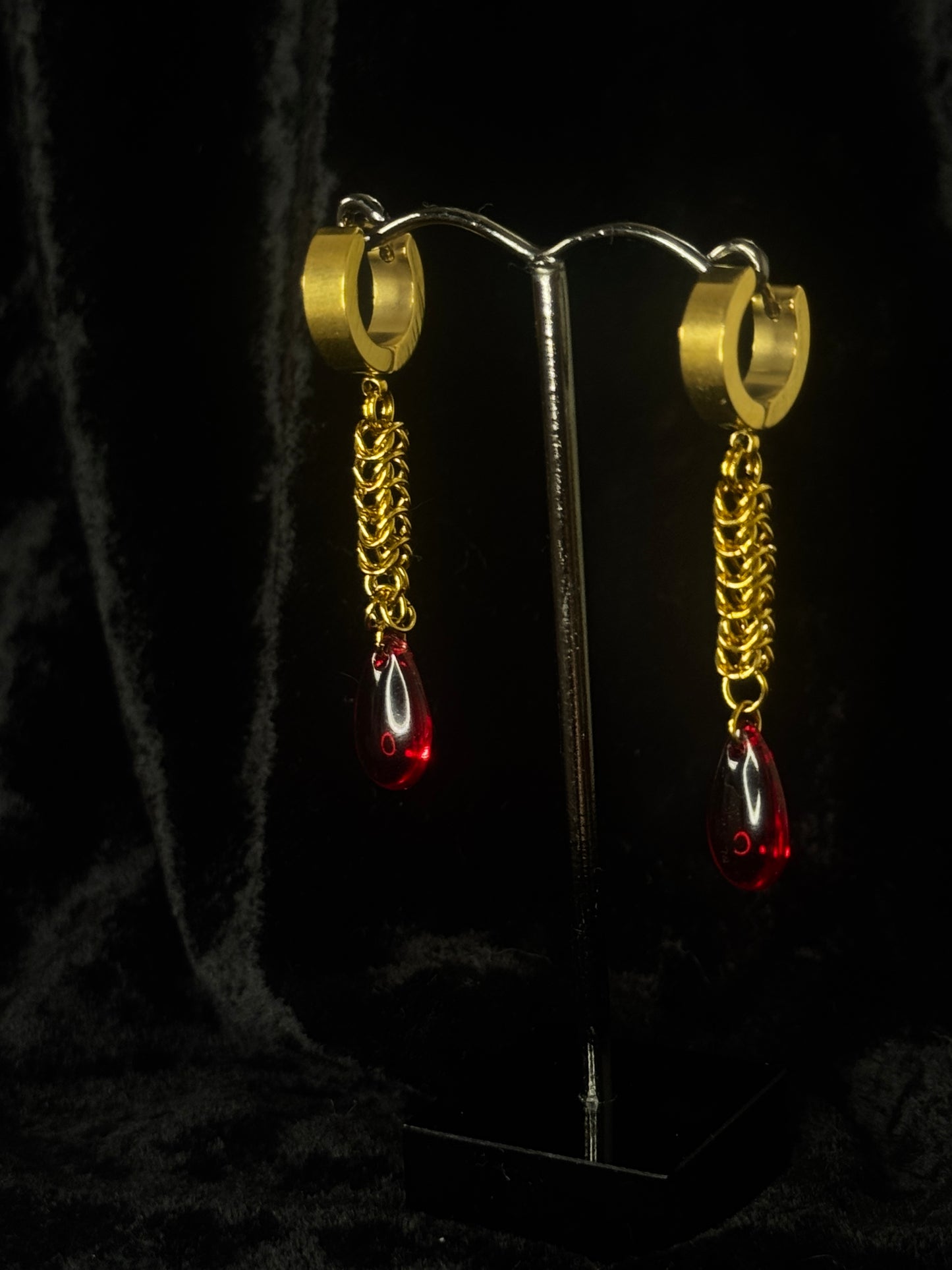 GOLD drop earrings