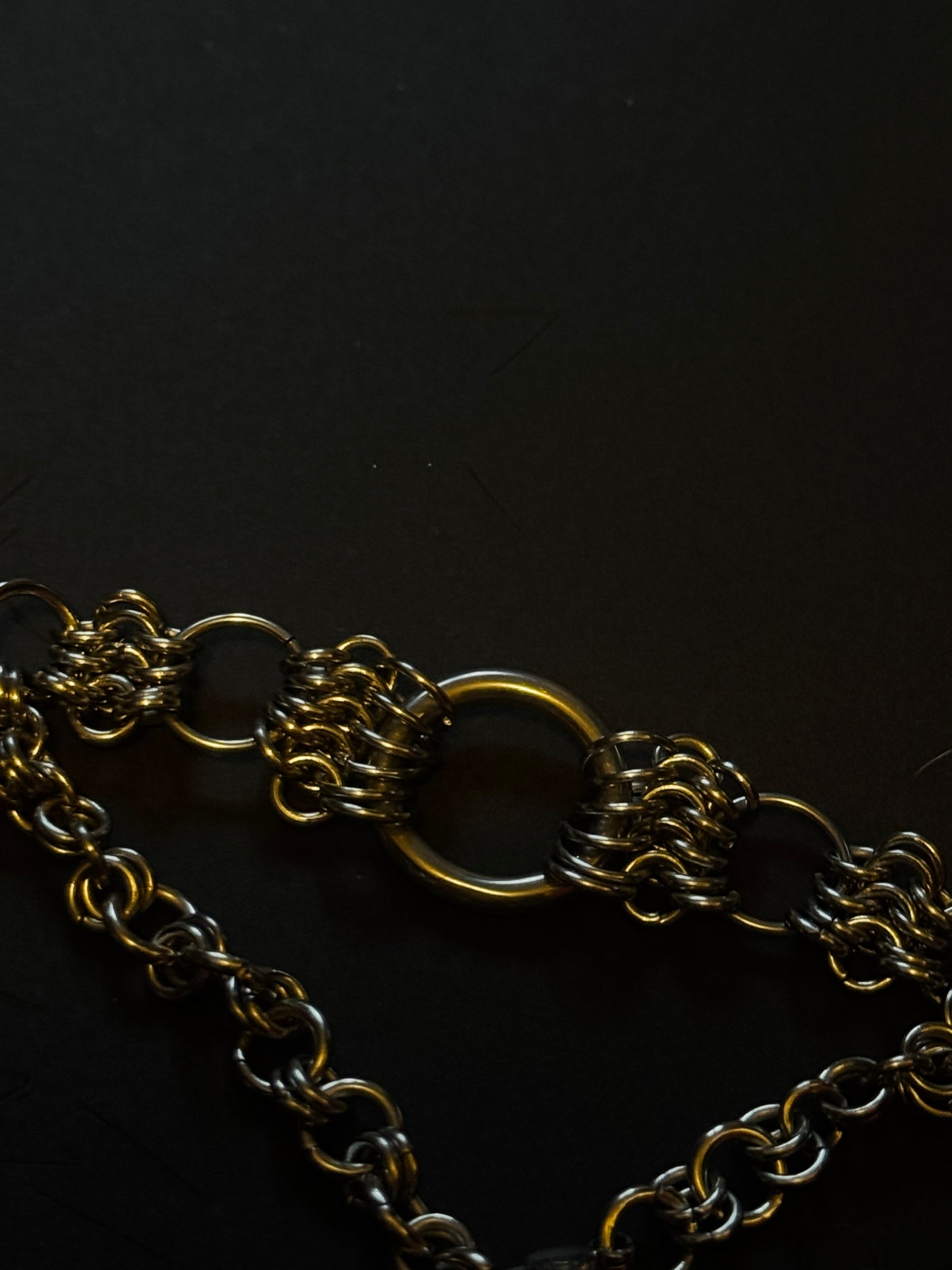 O ring chunky bracelet