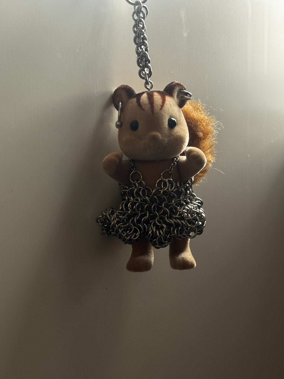 Chainmail sylvanian with ruffled dress
