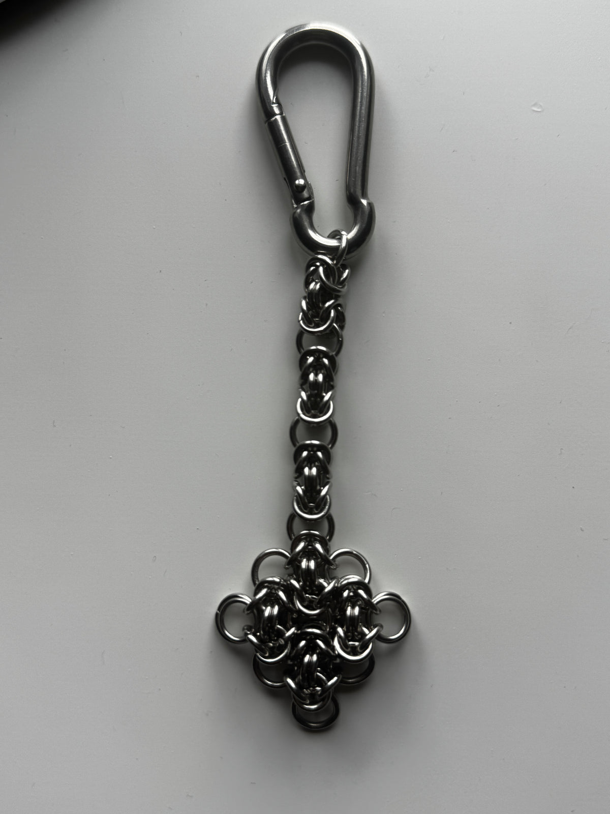 Shield style carabiner charm