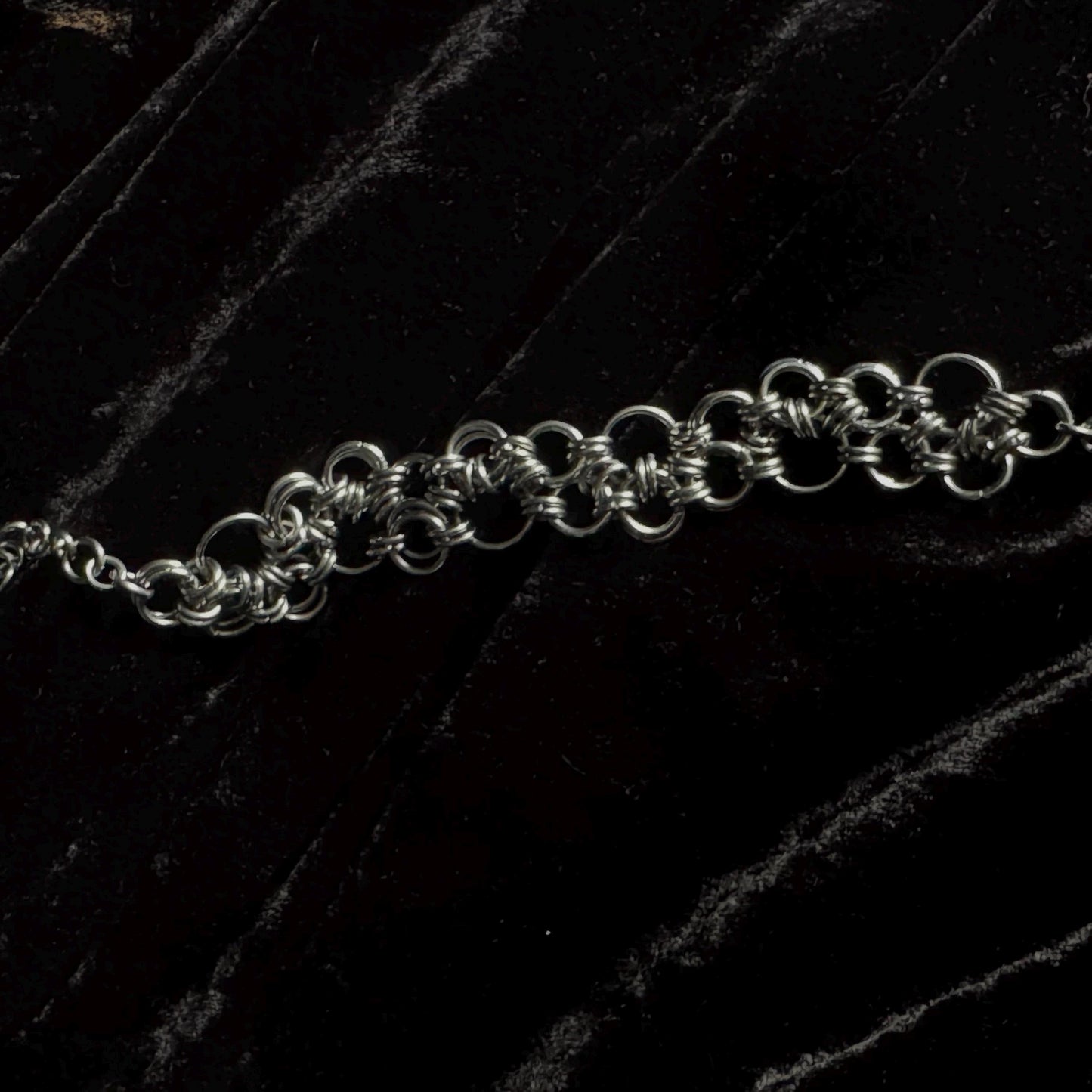 Chainmail stainless steel medieval handmade bracelet
