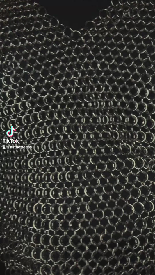 Adjustable Chainmail halter top