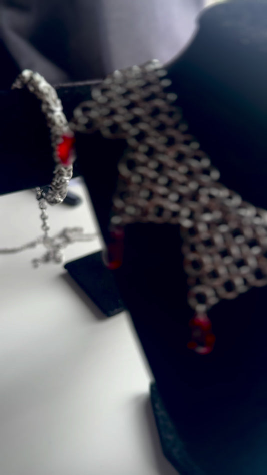 Dark Brotherhood Skyrim inspired jester collar